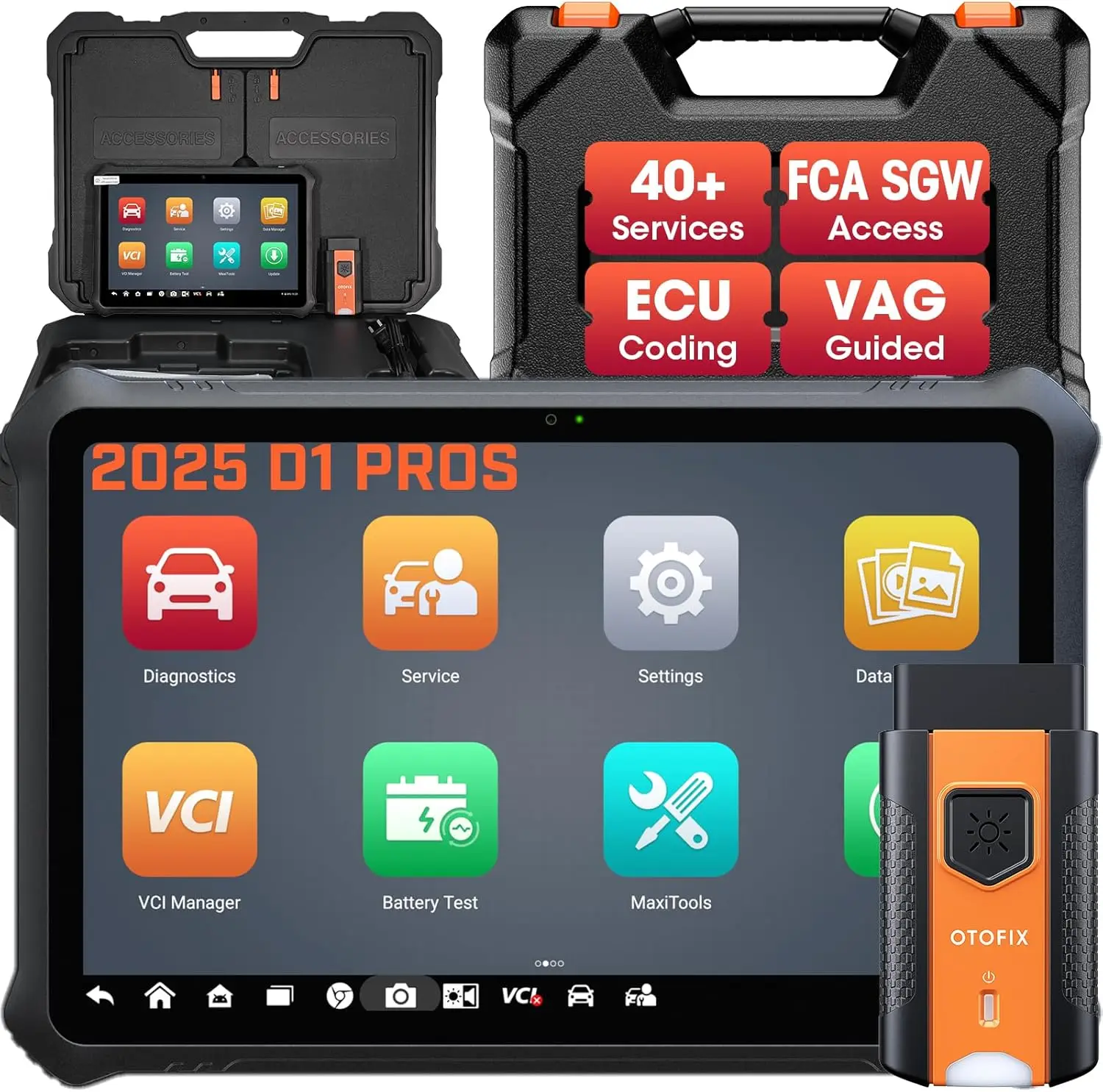 

OTOFIX D1 PROS двунаправленный инструмент сканирования Bluetooth диагностический инструмент обновленный D1 PRO OBD2 сканер кодирования ЭБУ диагностический сканер
