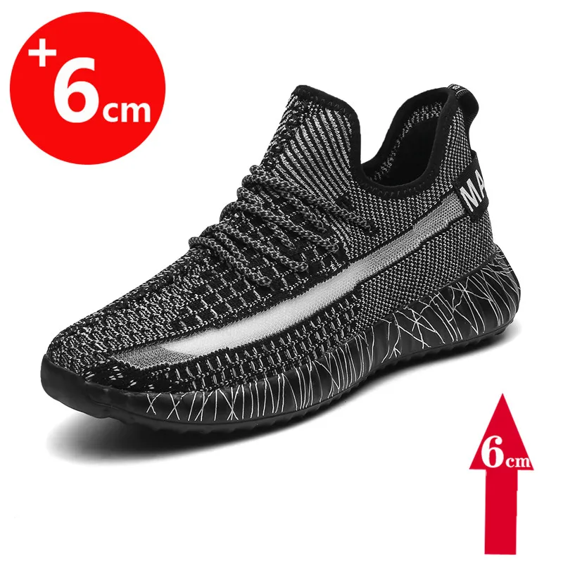 Кроссовки мужские увеличивающие рост повседневная спортивная обувь стельки 6 см