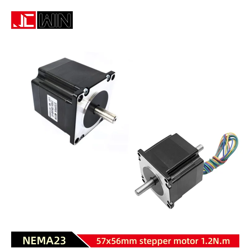 Шаговый двигатель Nema 23, двухфазный двигатель постоянного тока 6,35 нм, унций-ин, 3 А, 57x56 мм, диаметр вала мм/8 мм, для роутера с ЧПУ, 3D-принтера
