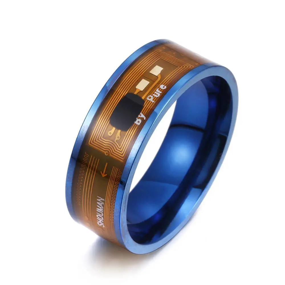 

Fashion Technology Waterproof Android Phone Equipment Wearable Connect Smart NFC Finger Ring Intelligent