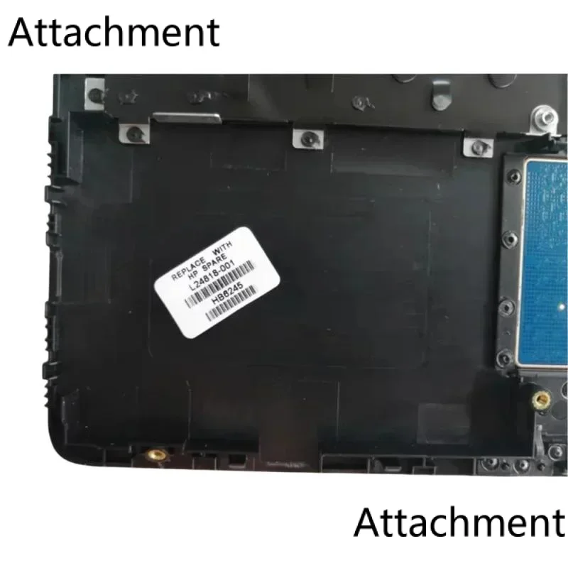 НОВАЯ клавиатура с упором для рук и тачпадом HP Pavilion 14-CF 14-DF 14-DK L24818-001 ЧЕРНАЯ без