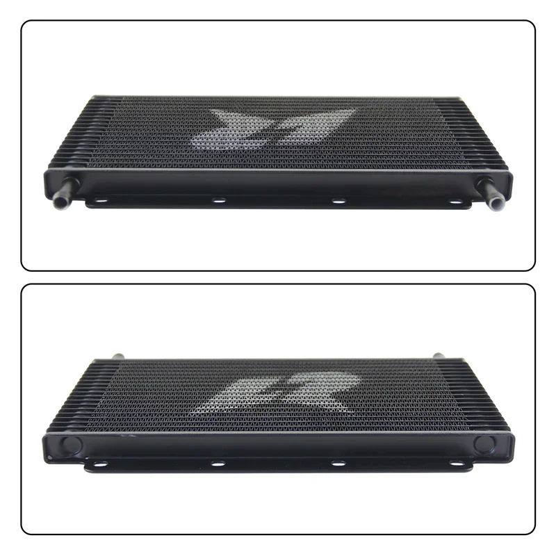 Трубка и ребристый масляный радиатор 19 рядов трансмиссии Универсальный 11 &quotx 5