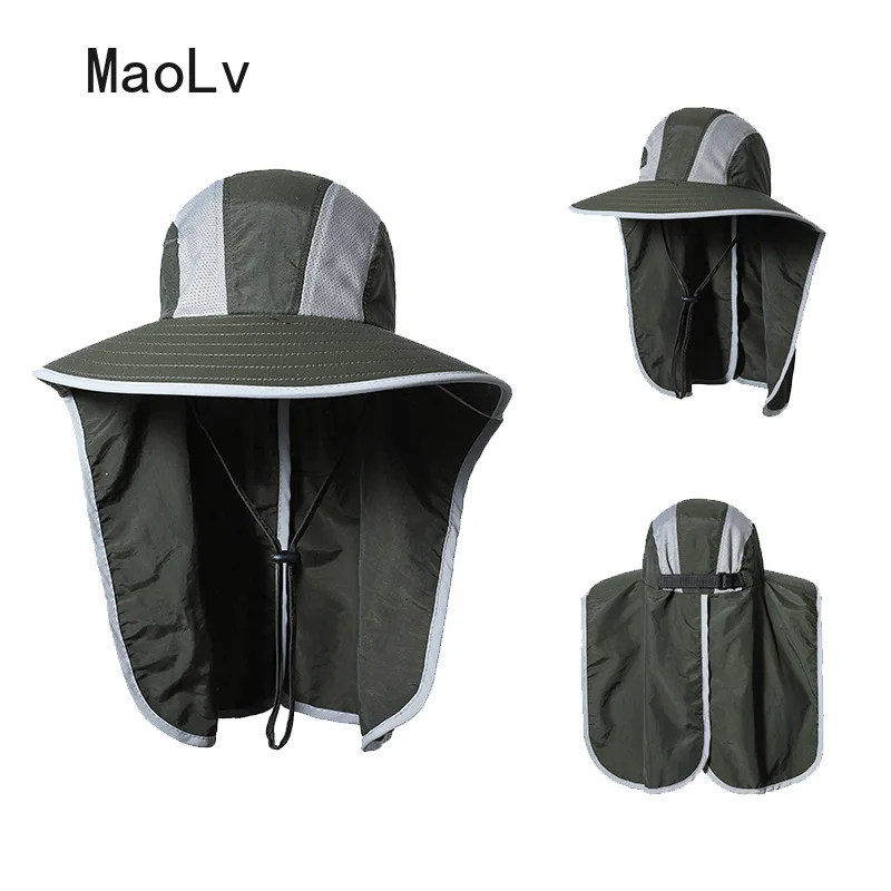 Men Fishing Sun Hat UV Protection Neck 
