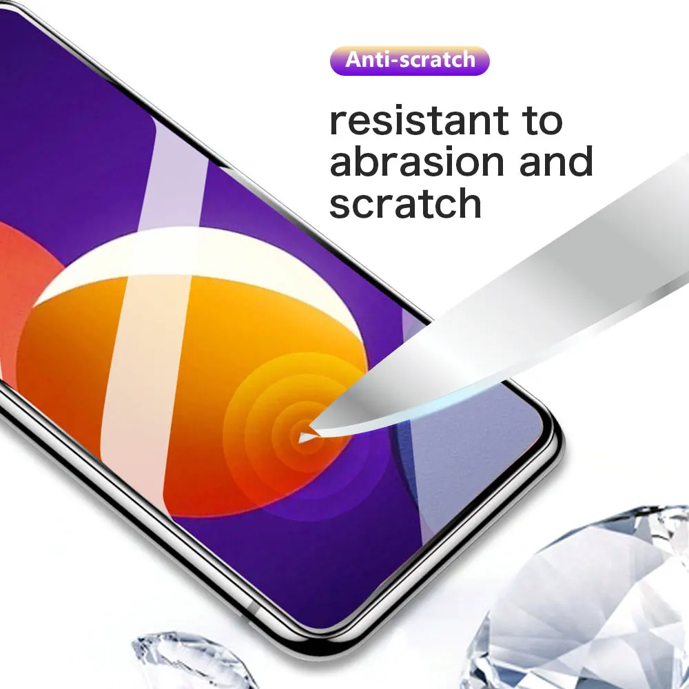 2/1 шт. Защитная пленка для Samsung Galaxy A03s закаленное стекло A40s A30 A30s A50 A50s A60 A70 A70s A80 A90 A01