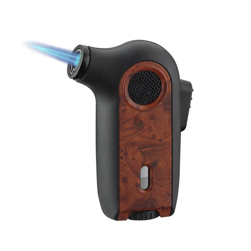 Personality Blue Flame Straight Cigar Lighter Windproof Straight High Temperature Flame Gun