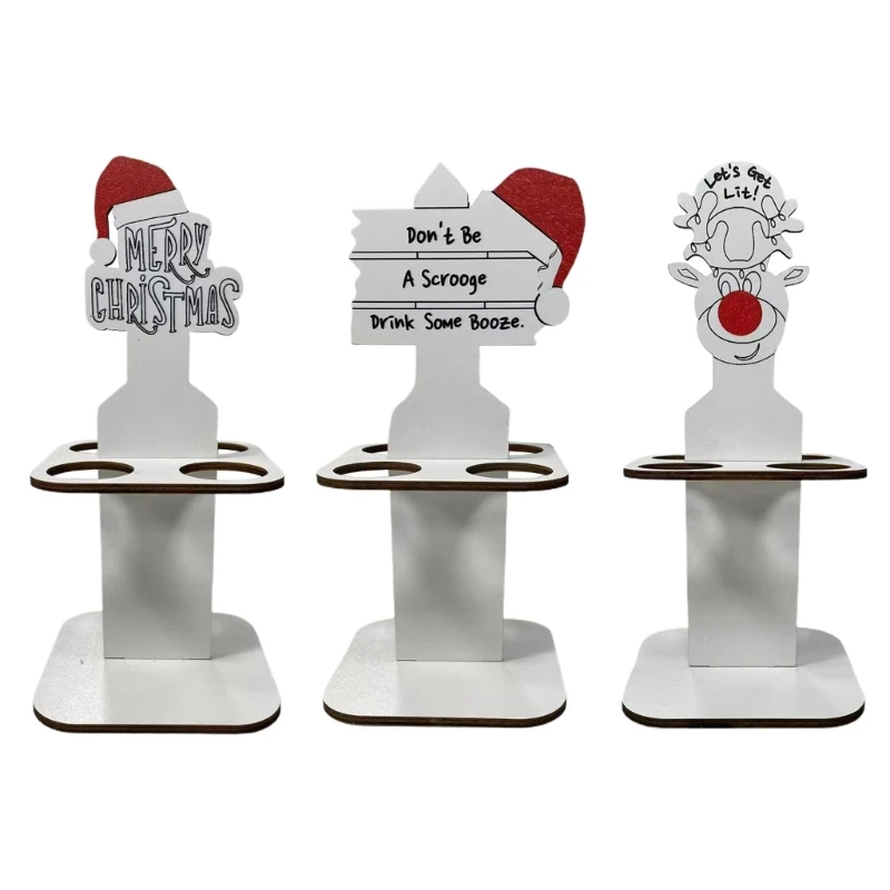 

Mini Christmas Hat Wine Rack 4 Bottle Wine Rack Suitable for Dining Table