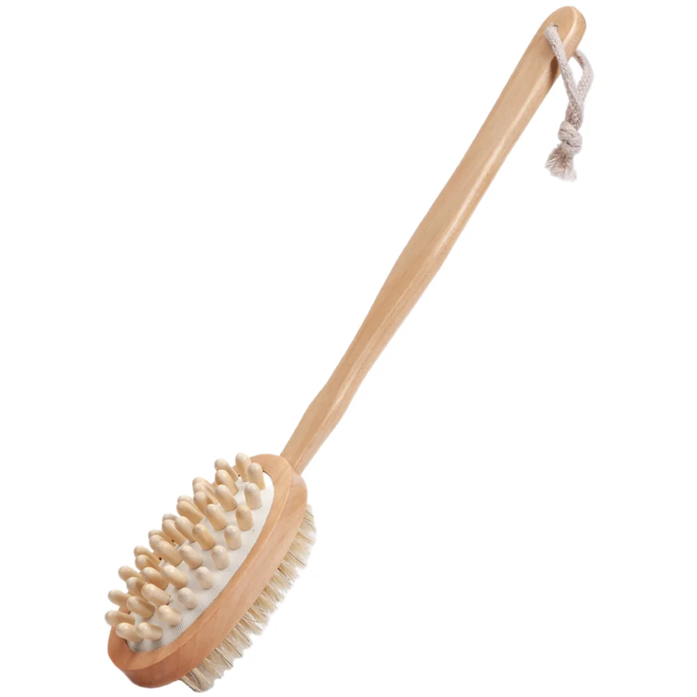 Щетка для чистки деревянный скребок душа с длинной ручкой тела захват аппликатор