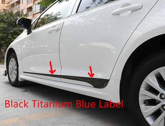 

Подходит для 2019 2020 2021 2022 Toyota Corolla дверь седана корпус боковой отделки Защитная молдинговая крышка аксессуары для стайлинга автомобиля