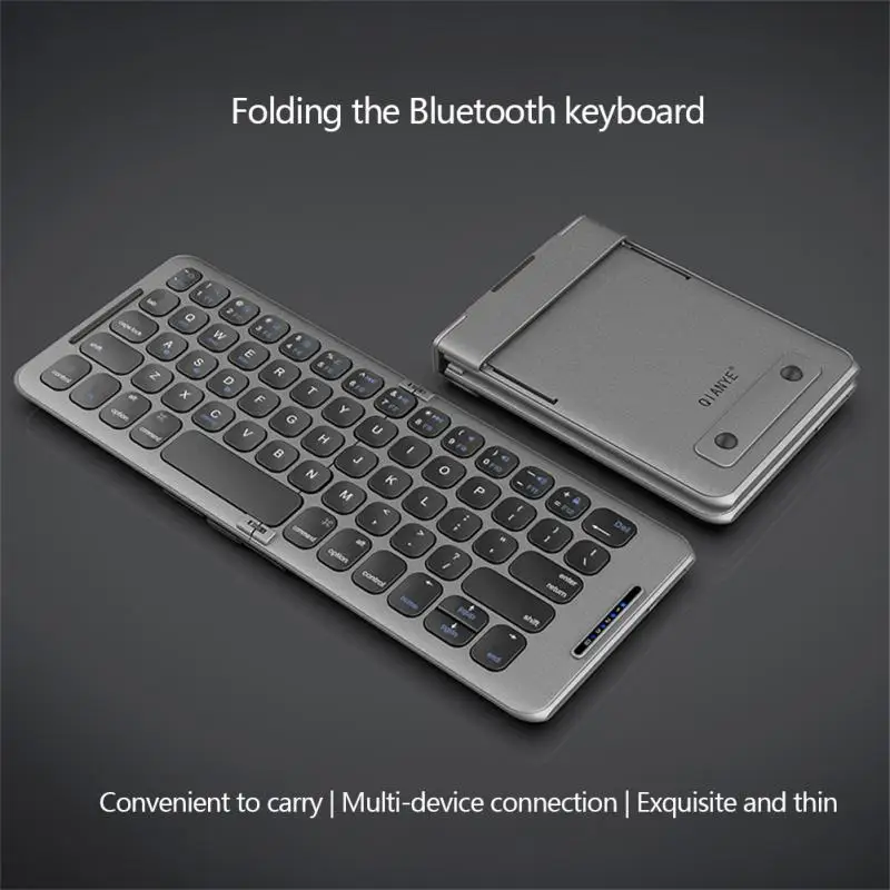 

Мини-клавиатура складная беспроводная, 65 клавиш, Bluetooth