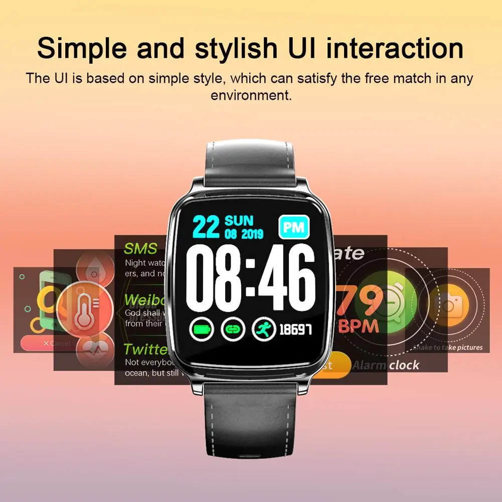 M8 Smart Watch Heart Rate Monitor Fitness Tracker IP67 Alarm Clock Wristband a Sedentary Reminder Intelligent Health Life |