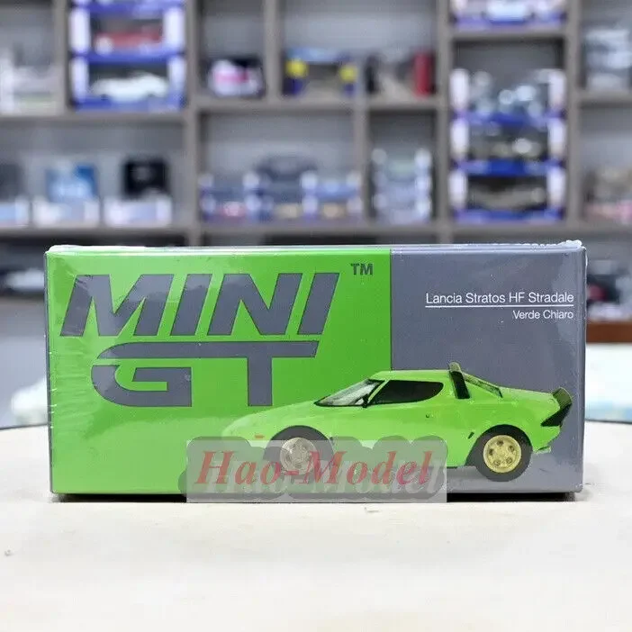 Фото TSM MINIGT 1/64 для Lancia Stratos HF Stradale модель автомобиля из сплава, литые под давлением игрушки, подарки на день рождения, хобби, демонстрационные украшения №2