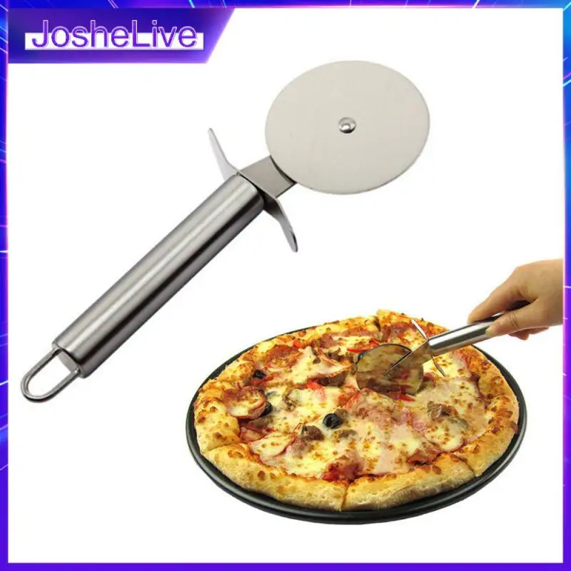 

Нож для пиццы из нержавеющей стали, нож для пиццы, торта, хлеба, Пирогов, круглый нож, резак, инструмент для пиццы, колесико для пиццы, инструмент для готовки, резак для пиццы