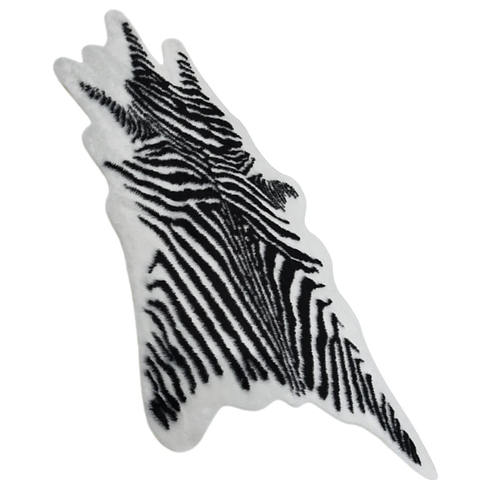 

Zebra Print Carpet Decorative Carpet Seating Mat Bedroom Carpet Decor Home Decor