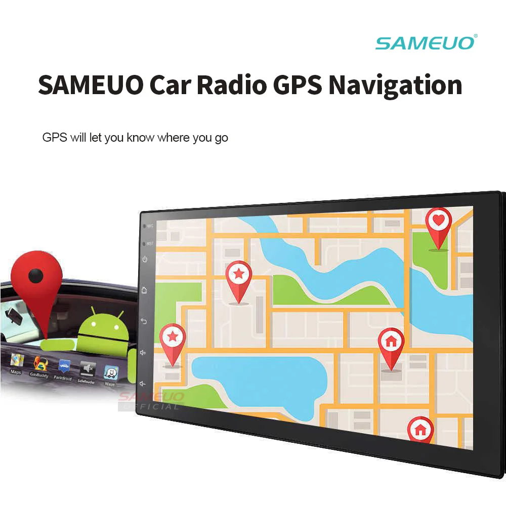 Автомагнитола 2 din мультимедийный плеер на Android Авторадио gps-навигатор carplay Wi-Fi для