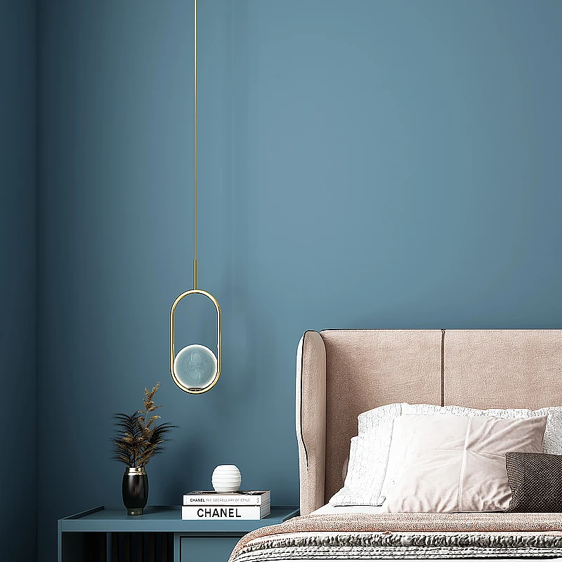 

Solid Color Bedroom Living Room Background Wall Non-woven Wallpaper Wall Papers Home Decor Room Decor Wall Paper ZS