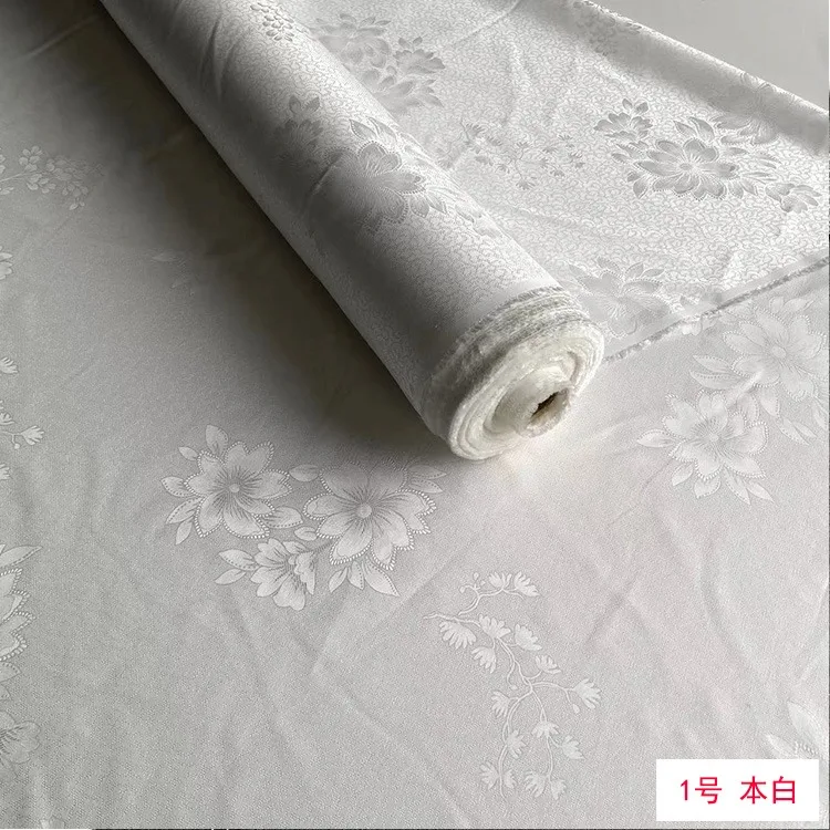 Шелковая жаккардовая ткань на дворе 24Momme ширина 114 см шелковая тутового цвета для