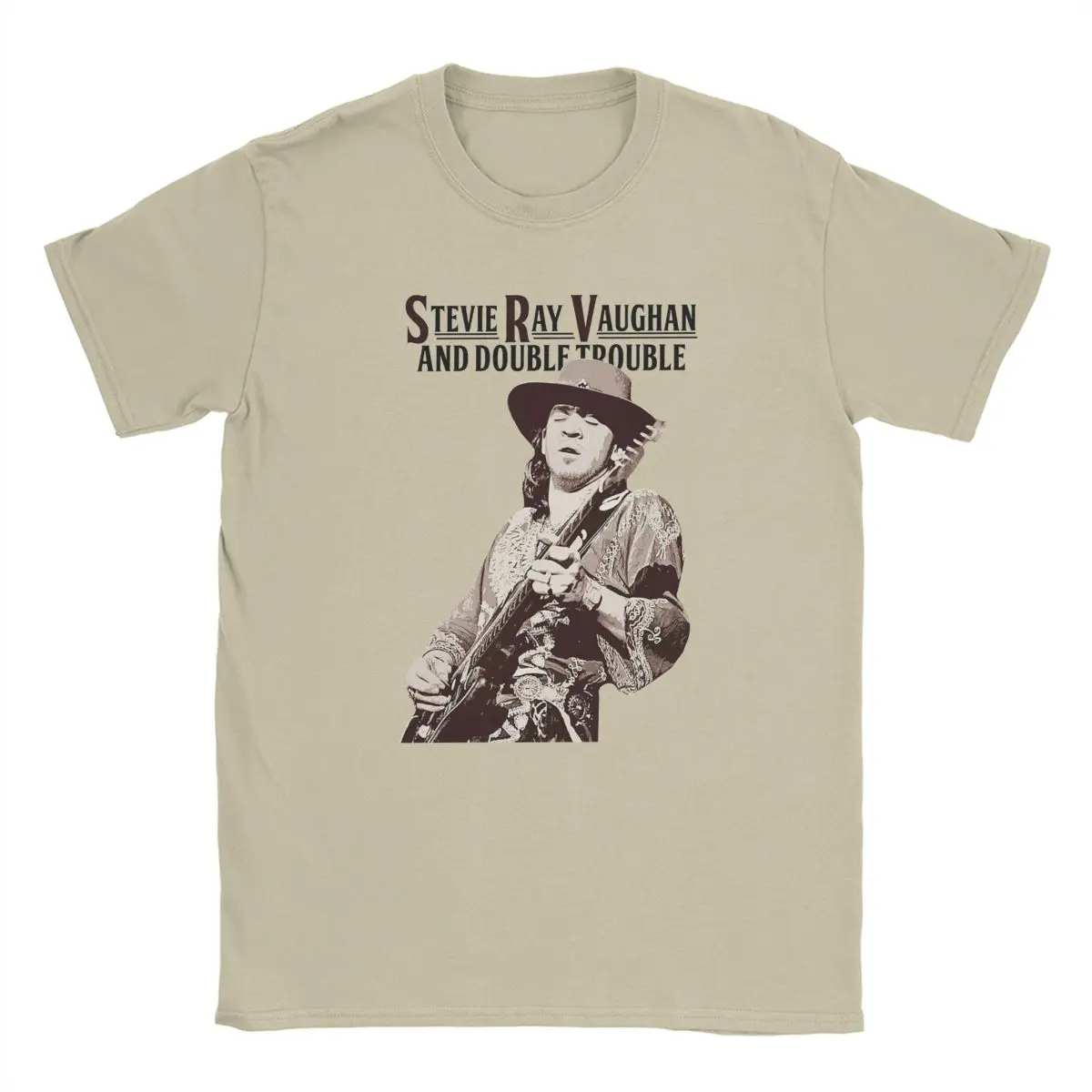 Стиви Рэй Вон и двойные футболки мужские новые хлопковые с круглым вырезом