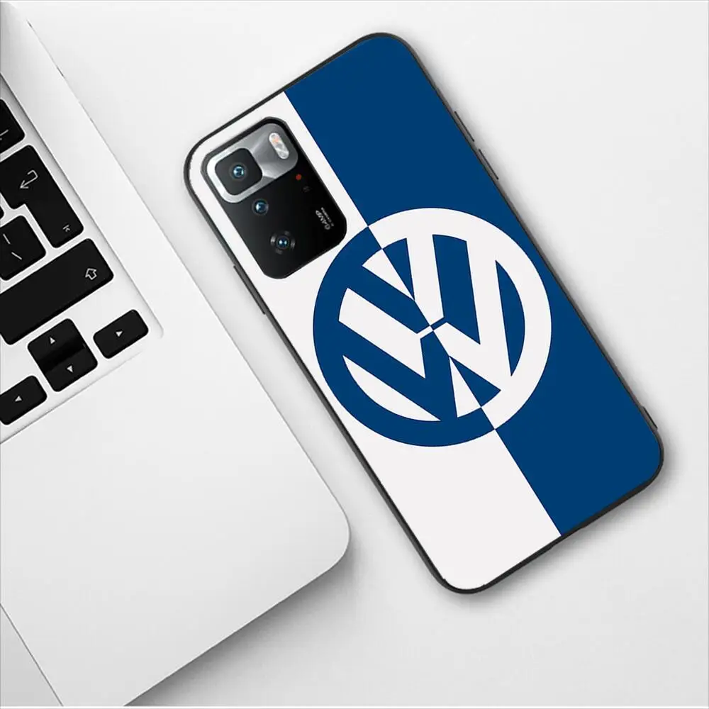 Volkswagen Luxury Car Logo New Phone Case For Redmi 9 9A 7A 10 8A 10A 8 Note 11 10S 7 11S Plus POCO X3 Pro Fashion Soft Covers