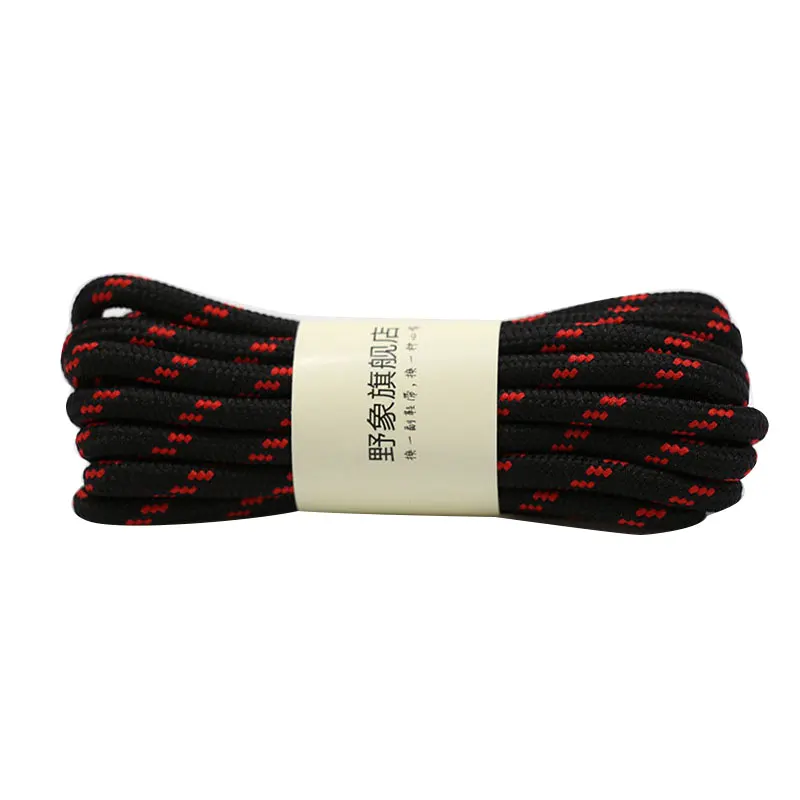 1 Pair Round Shoelaces Flower Dots Solid Laces Polyester Shoelaces Matching Sports Shoes Tooling Martin Boots Hiking Shoelaces