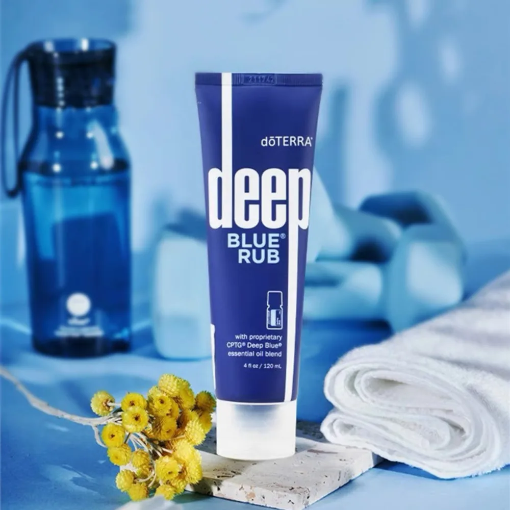 

DoTERRA Deep Blue Rub Essential Oil Blend Cream Soothing Joint Muscle Pain For Hand Knee Foot And Wrist Joints Body Cream 120ml