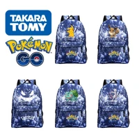 pokemon backpack pikachu gengar eevee bulbasaur mewtwo cartoon anime fashion creative student schoolbag adult travel backpack