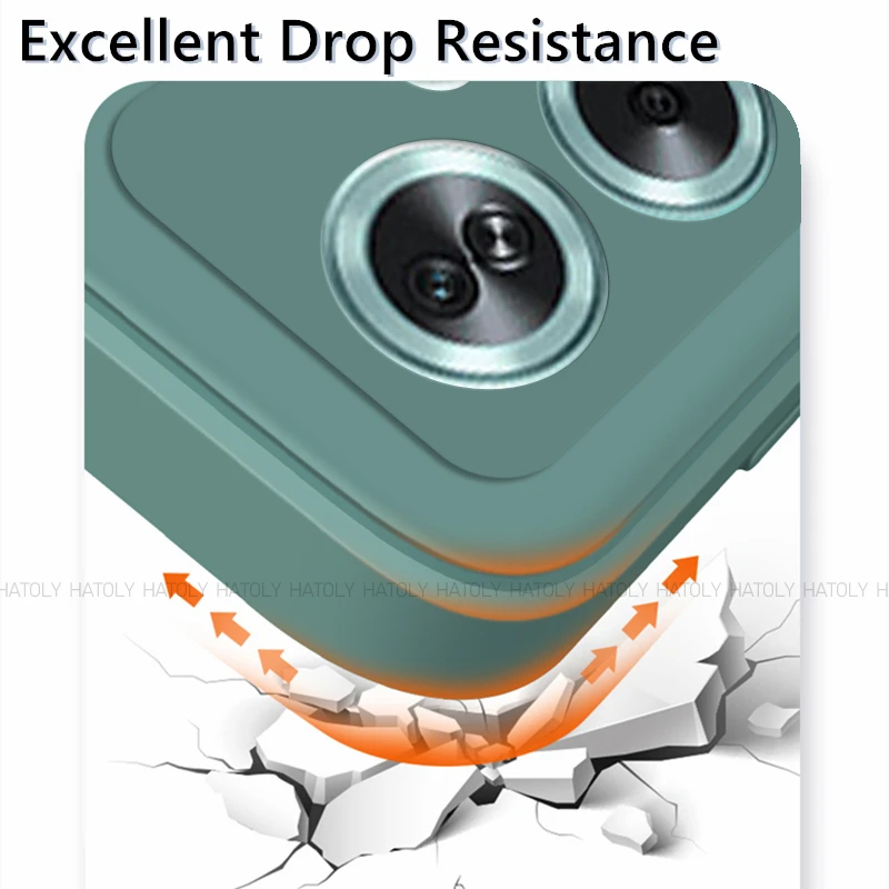 Для OPPO A79 5G чехол Роскошный оригинальный противоударный жидкий силиконовый