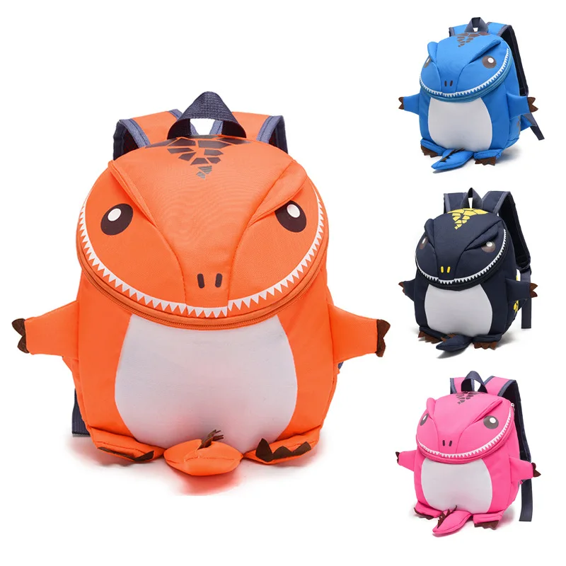 Рюкзак с 3d-динозавром для мальчиков и девочек, детские маленькие школьные ранцы для детского сада, сумки с животными
