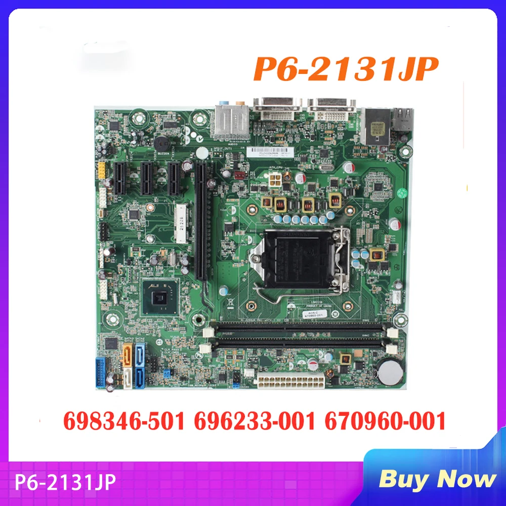 

100% Working Desktop Motherboard for P6-2131JP H61 H-JOSHUA-H61-uATX 698346-501 696233-001 670960-001 System Board Fully Tested