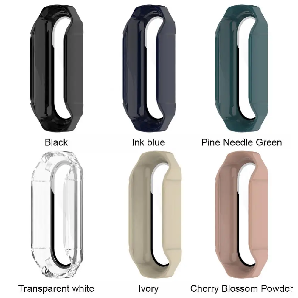 

Чехол с защитой экрана для Xiaomi Mi Band 6 5 4, умные часы из поликарбоната + чехол с закаленной пленкой, аксессуары для умных часов с защитой от цара...