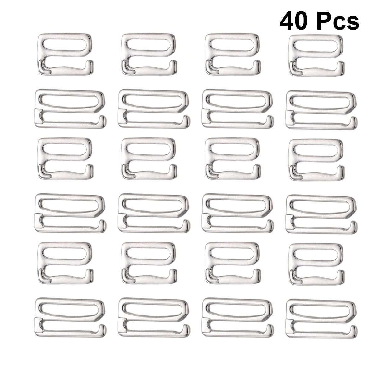 

30 Pcs Non- Buckle Metallic Bathing Suit Alloy Adjustment Strap Slides Shoulder Belt Buckle Metallic