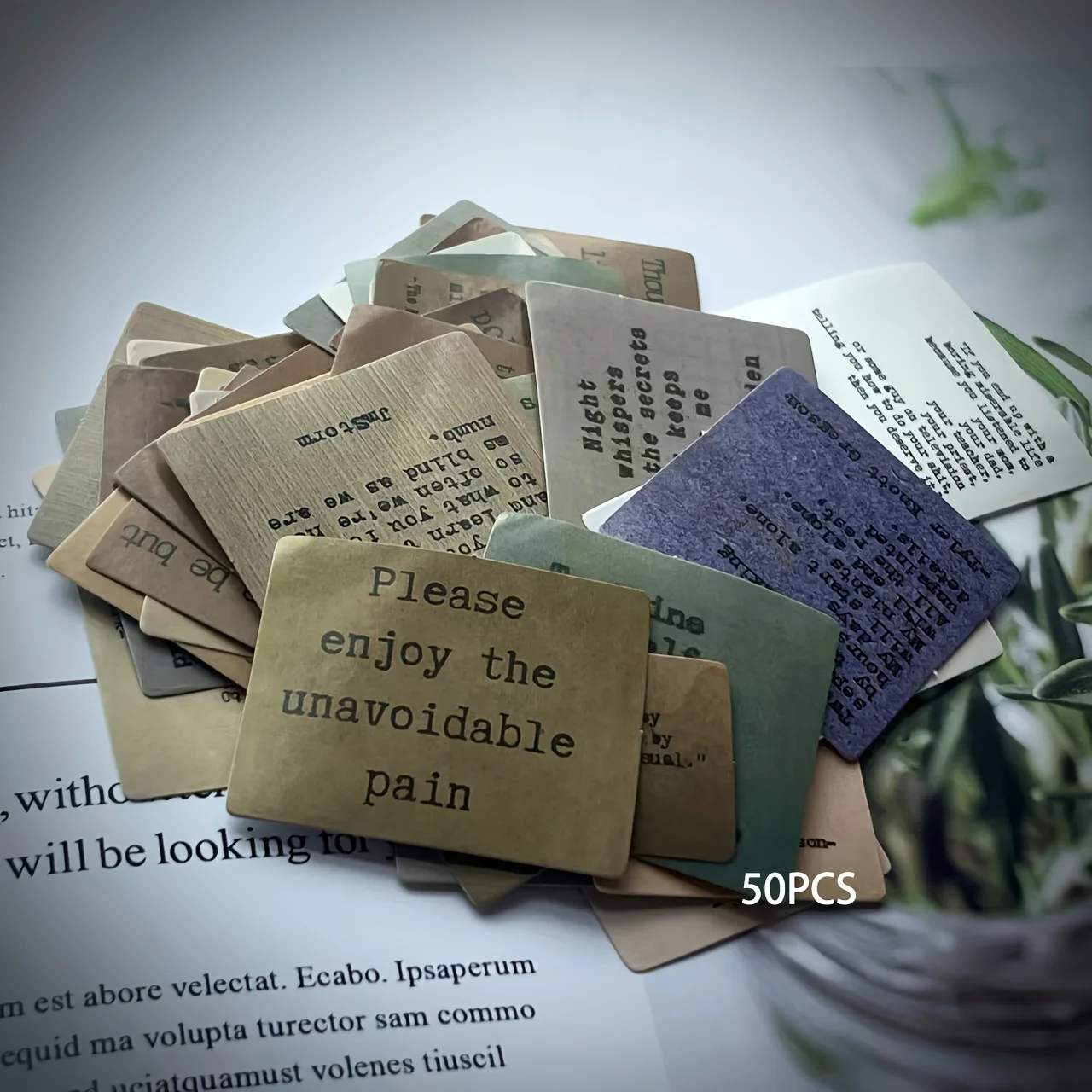 

Винтажные бумажные наклейки для дневника