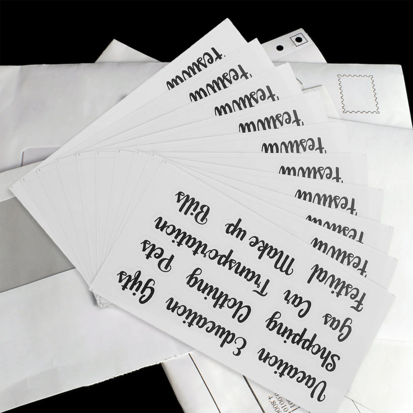 

Stickers Self-adhesive Cash Envelope Labels Compact Budget Labeling Supply Accessory Daily Use Household
