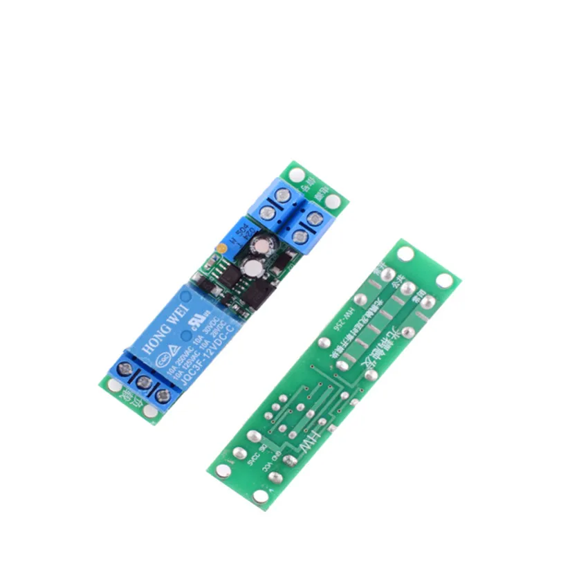 DC 12V Adjustable Signal Trigger Timing Timer Delay Turn Off Switch Automatic Start Relay Module W/ Optocoupler 1pcs - купить по