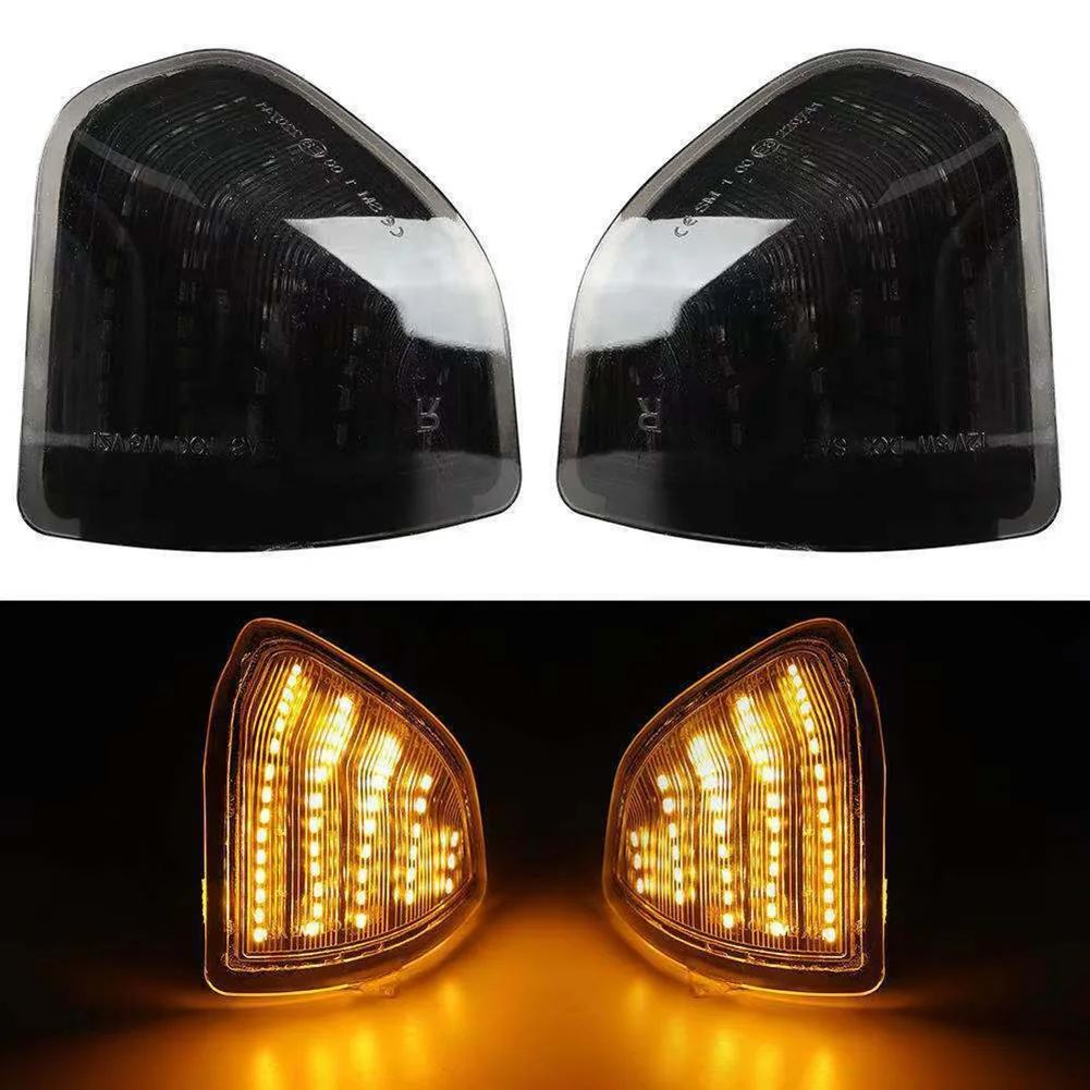 

Brand New High Quality Mirror Signal Light Front LED Left & Right Amber Yellow Durable For Dodge Ram Replacement