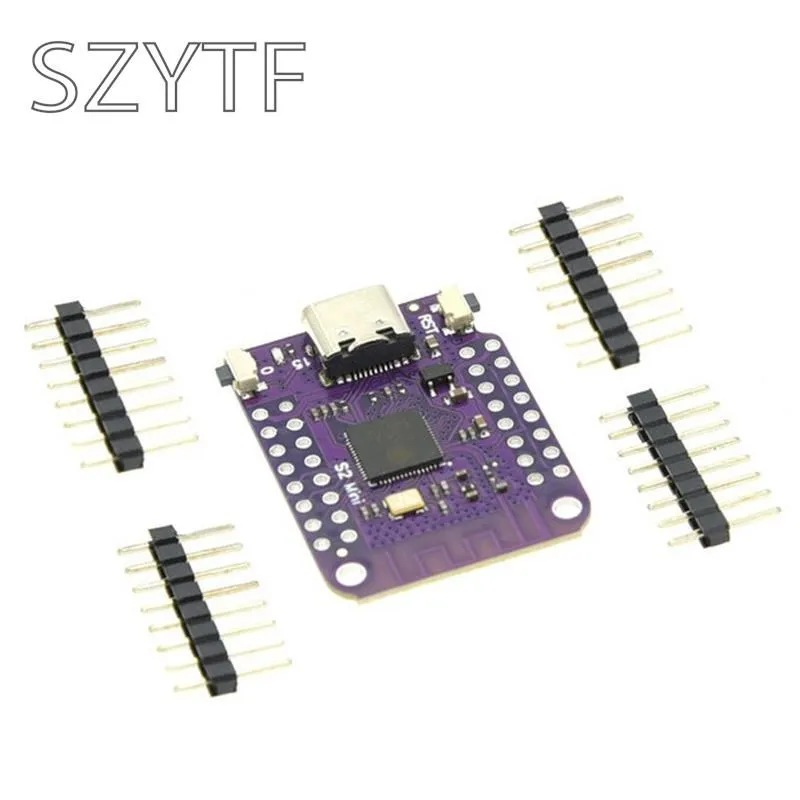 ESP32 S2 Mini V1.0.0 - LOLIN WIFI IOT Board на основе ESP32-S2FN4R2 4MB FLASH 2MB PSRAM MicroPython Arduino совместимый