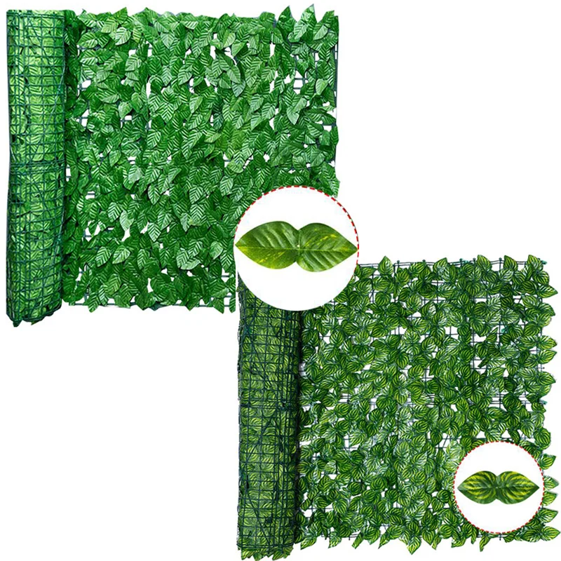 Искусственные листья забор для конфиденциальности рулон настенный ограждение