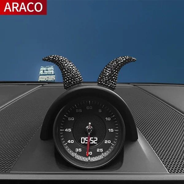 Автомобильные 3D дьявольные рожки милые блестящие алмазные декоративные