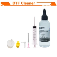 100ml dtf printer head ceaning liquid for epson dtf print head nozzle clogging cleaning liquid water based ink cleaning solution