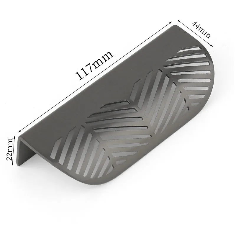 Ручка в форме листа, золотые матовые полые ручки, ручка для мебельного шкафа, цинковый сплав, 40 мм/96 мм, золотой ящик для шкафа с винтами