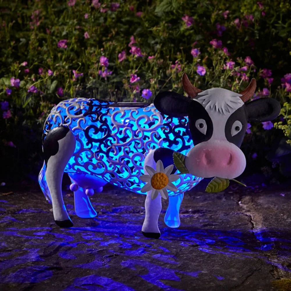

Garden Solar LED Lamp Waterproof Daisy Cow Lawn Light Courtyard Ornament Decoration Outdoor Landscape Lighting