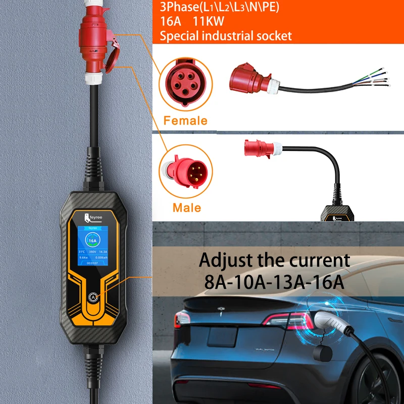 Feyree EV портативное зарядное