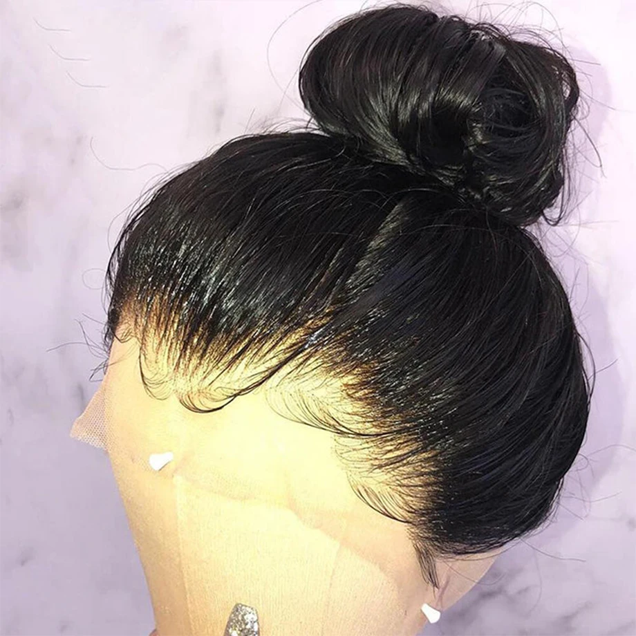 

Парик из человеческих волос на полной сетке 13x4 13x6 HD, прозрачные передние парики из человеческих волос на сетке, парики для женщин, безклеевы...