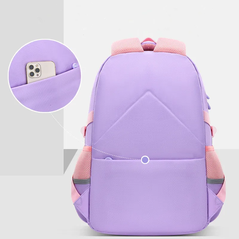 2 szies Cute Girls School Bags Children Primary School Backpack Satchel kids Book Bag Princess Schoolbag sac Mochila Infantil