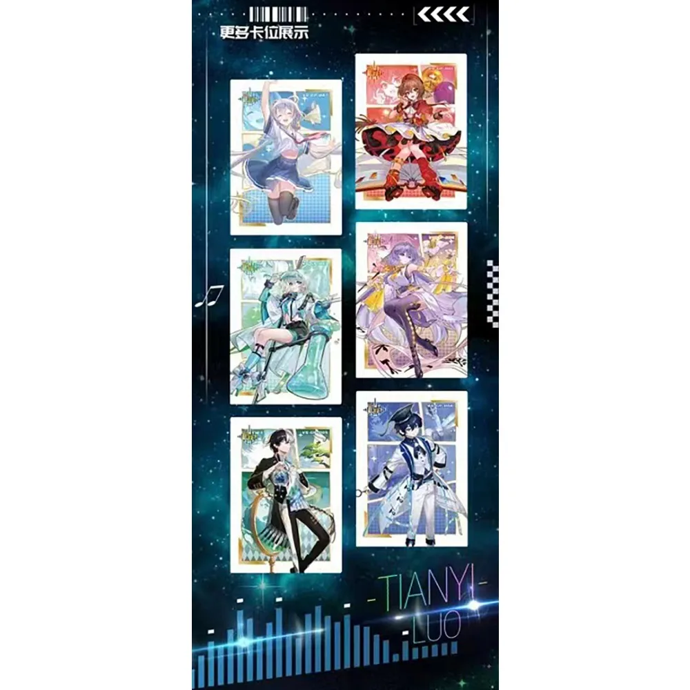 Коллекция карт для фанатов KABAO Luo Tianyi популярные идолы виртуальной певицы лимит