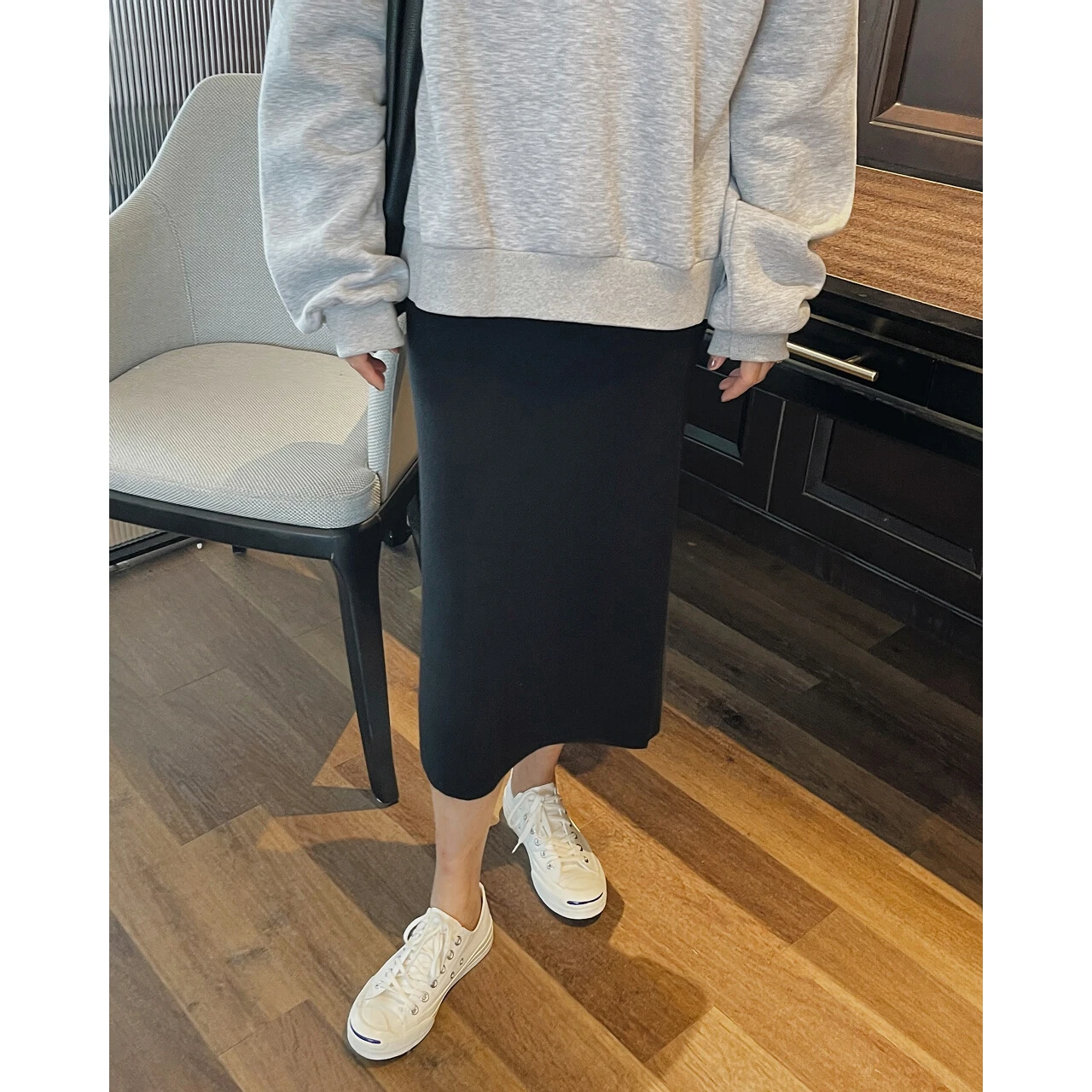 2022 женский тонкий длинный вязаный свитер-юбка миди Y2k комплекты одежды Za Oem