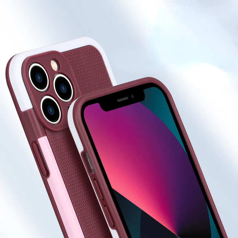 

High Quality Phone Case Designed for iPhone13 Case Double Color Diamond Tpu Full Coverage for iPhone13 Pro Max Case