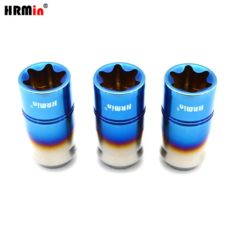 Титановая гайка HRMin Torx Gr5 M14x1 5x45 мм для Tesla Toyota Jeep Honda Mazda Mistubishi Ford Buick и т. д.