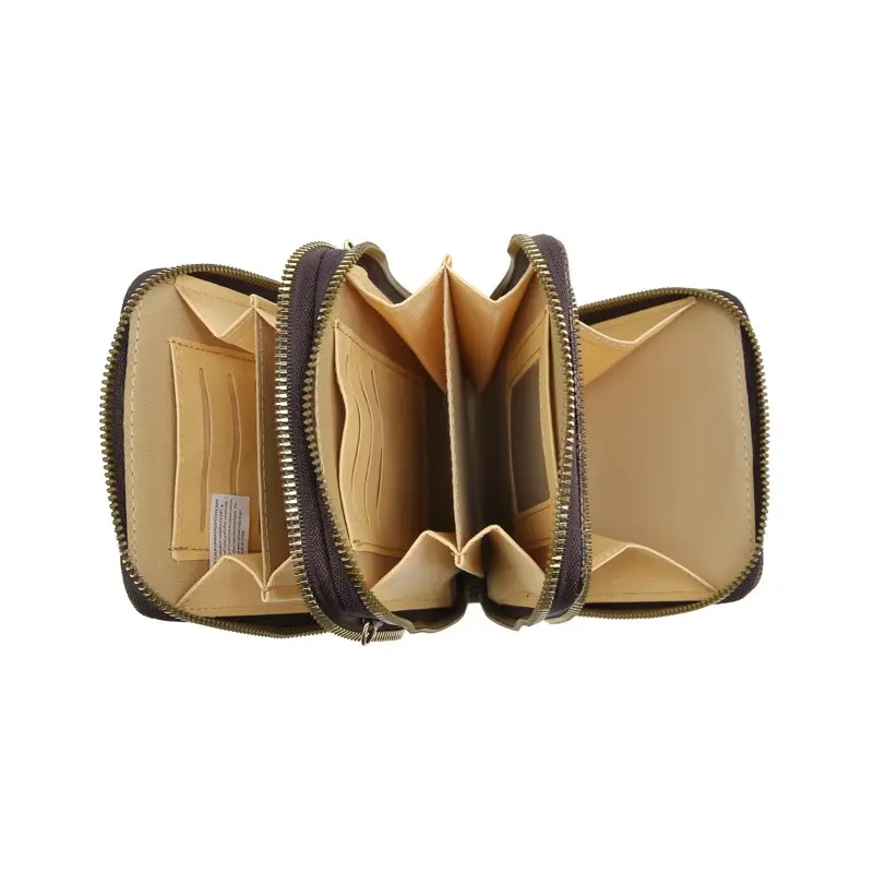 Womens Leather Crossbody Card Wallets Cell Phone Purse Clutch Handbags with Card slots