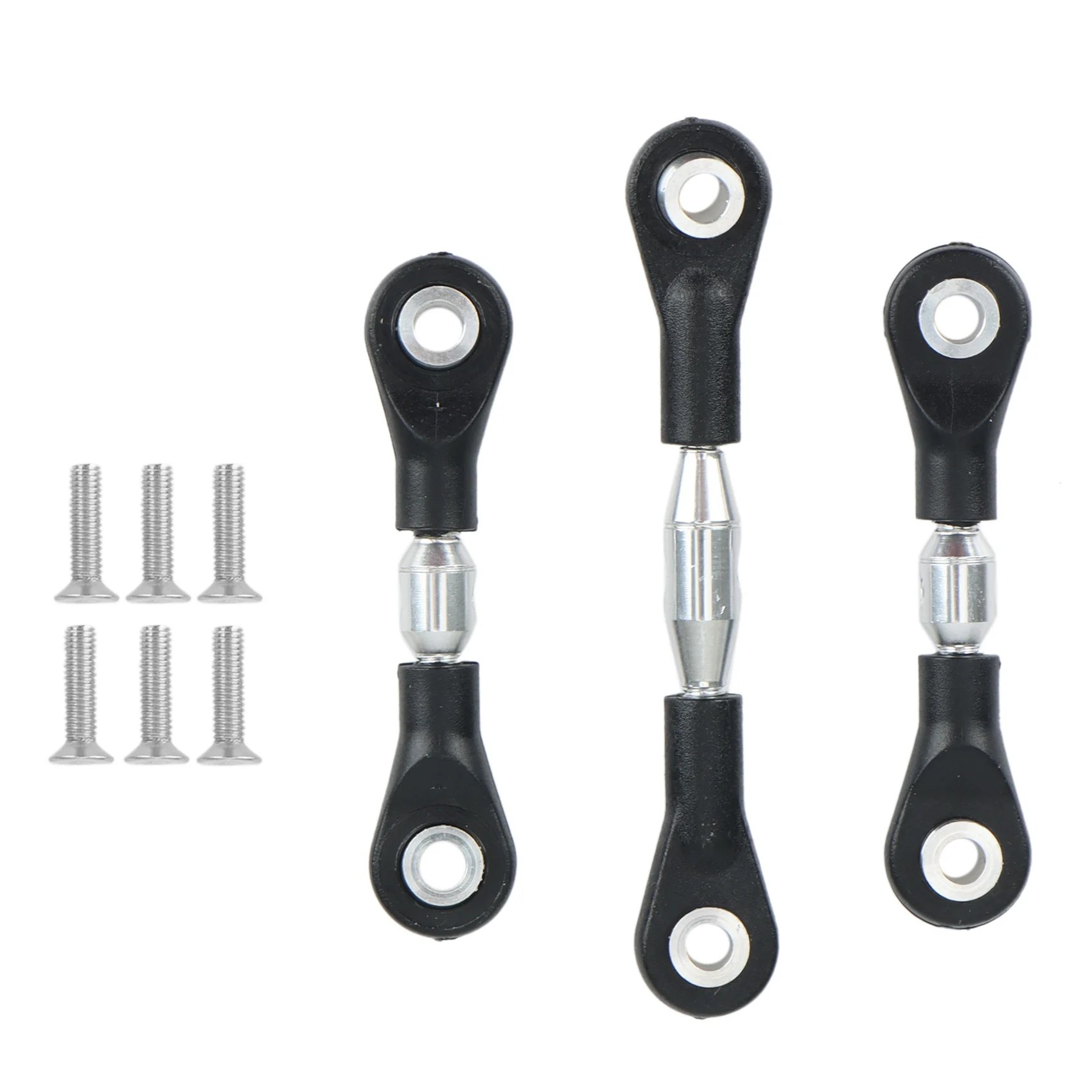 3 шт. металлическая рулевая тяга для Tamiya TT-01 TT01 1/10 детали обновления