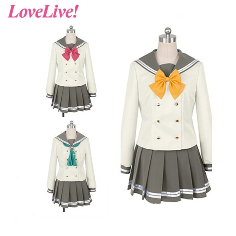 

LoveLive!Sunshine!! Aqours Tsushima Yoshiko Cosplay Costume Japanese Anime Love live Girl Sailor School Uniform Suit Clothes Cos